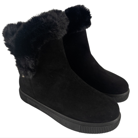Journee Collection Sibby Comfort Foam Winter Boots Black -9 - Picture 2 of 4